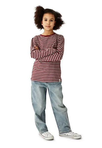 Band of Rascals Band of Rascals Striped Longsleeve, Brick-red, – Produktbild 4 von 4