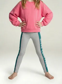 Vertbaudet Set aus Sweatshirt und Leggings für Mädchen – Produktbild 1 von 1
