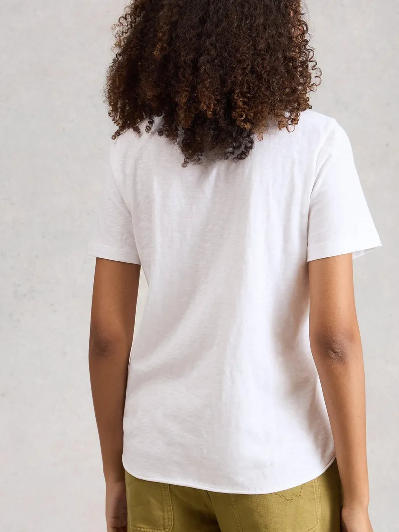 White Stuff T-Shirt Clara - 52, Reines weiß, – Produktbild 4 von 4