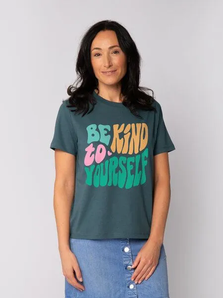 watapparel watapparel T-Shirt Frauen Be kind to yourself, Stargazer, – Produktbild 2 von 2