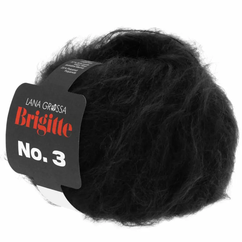 Lana Grossa Lana Grossa Brigitte No.3 Schwarz, Schwarz, – Produktbild 1 von 1