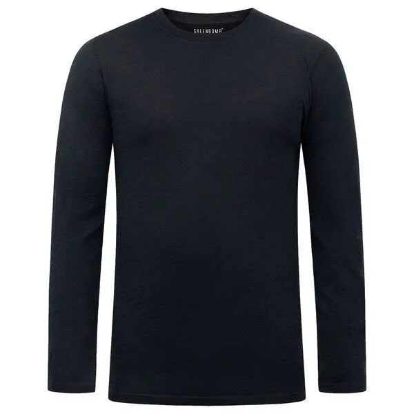 GreenBomb GREENBOMB Basic Longsleeve Base, Black, – Produktbild 1 von 4