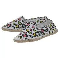 Japanwelt Espadrilles Japanwelt Espadrilles Espadrilles Canvas Unisex Sommerlatschen Leinen Leopard bunt – Produktbild 1 von 1