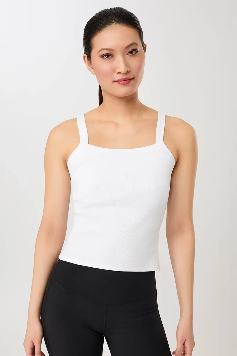 mandala MANDALA Damen vegan Top Sleek Weiß, Weiß, – Produktbild 1 von 2
