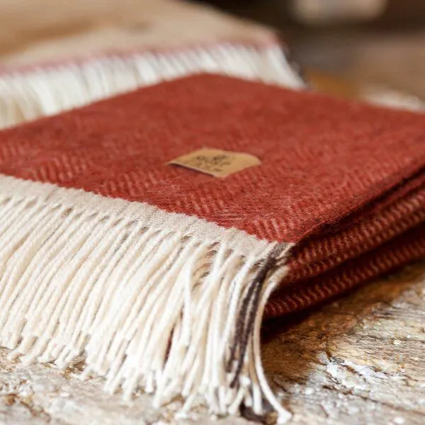 MoST Blankets MoST Blankets Wohndecke Denver Terra aus neuseeländischer Wolle – Produktbild 2 von 4