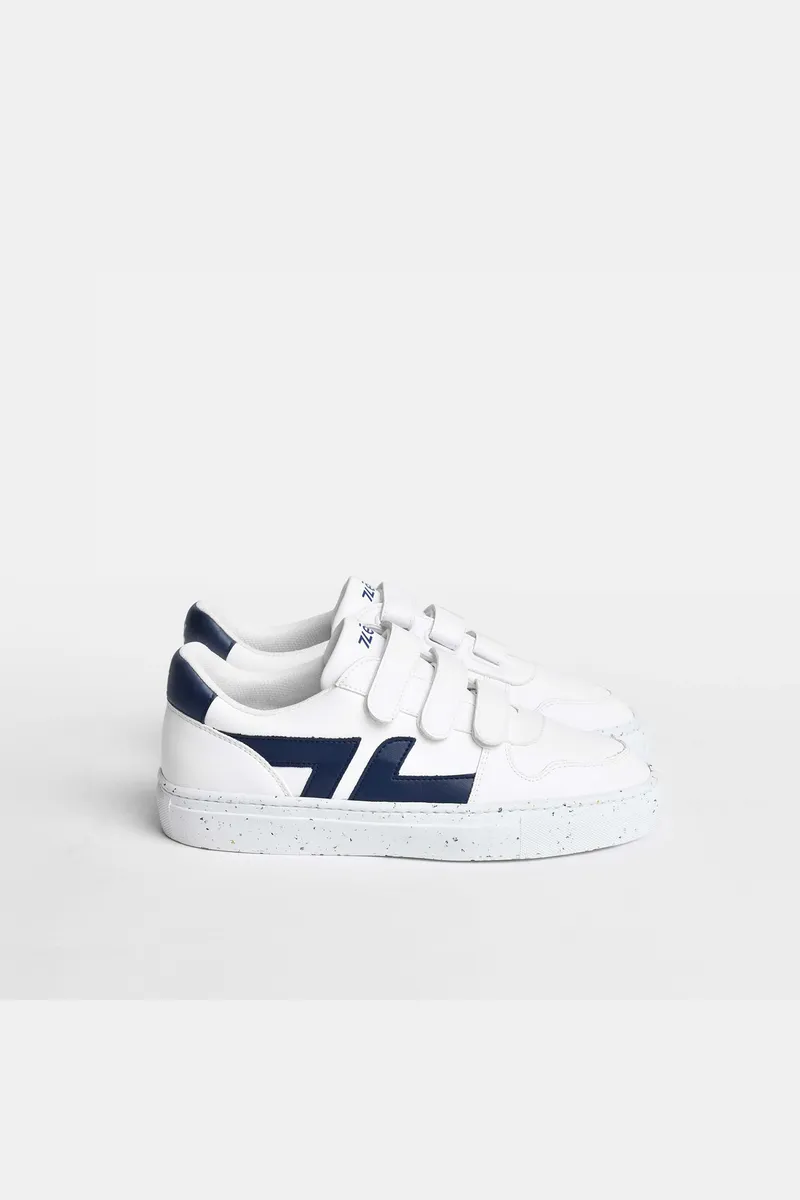 Zèta Zèta Herren vegan Sneaker Maisleder Dunkelblau, Blau, – Produktbild 1 von 2