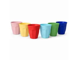 RICE RICE Becher Melamin Becher Set bunt robust für entspannten Familienalltag, 1-tlg., Melamin – Produktbild 1 von 1