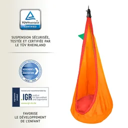 La Siesta LA SIESTA Kinder-Hängehöhle Joki 4-tlg. Ø 70 cm Textil Foxy – Produktbild 1 von 1