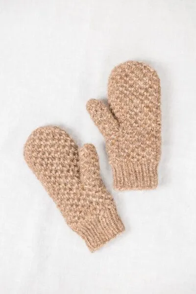 Jyoti - Fair Works Jyoti - Fair Works Baby-Alpaka Handschuhe Casma, Camel, – Produktbild 2 von 3