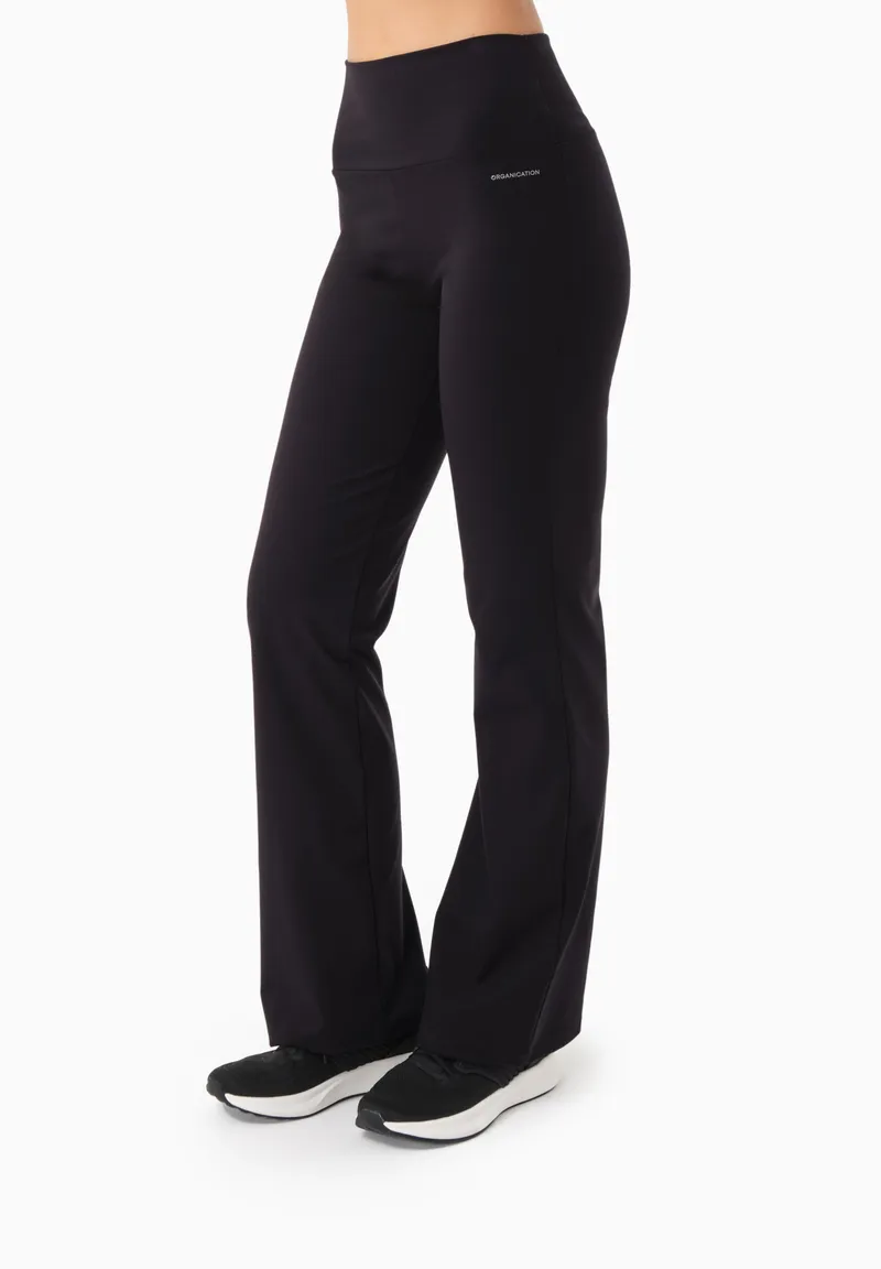 ORGANICATION ORGANICATION Damen vegan Hose Lavinn Schwarz, Schwarz, – Produktbild 1 von 2