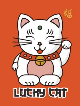 Photocircle Photocircle Poster / Leinwandbild - Lucky Cat – Produktbild 1 von 1