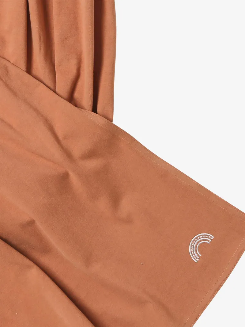 Vertbaudet Luftiges Baby Tragetuch ohne Knoten, Ziegel wild sahara, – Produktbild 3 von 3
