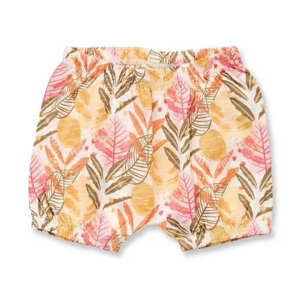 Sense Organics Sense Organics Baby Shorts, Modell MAYA, Tropenblätterdruck, – Produktbild 1 von 3