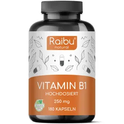 Raibu Natural Raibu Natural Vitamin B1 (Thiamin) | 180 Kapseln – Produktbild 1 von 1