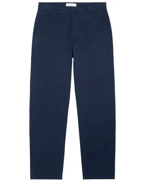 KnowledgeCotton Apparel KnowledgeCotton Apparel Chino CHUCK Twill, Total eclipse, – Produktbild 1 von 5