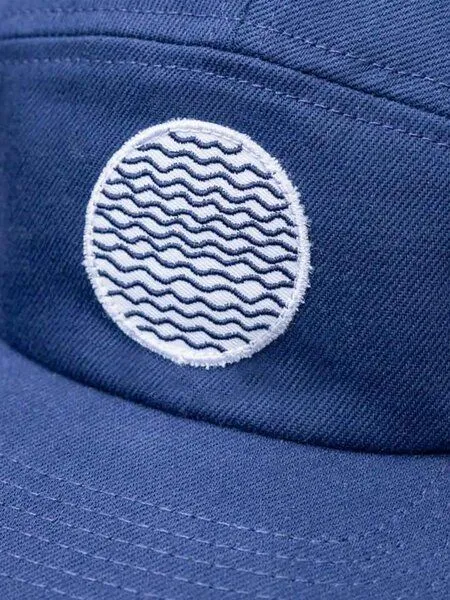 FUXBAU FUXBAU 5-Panel "Lost in Lines" Patch - navy, Navy, – Produktbild 4 von 4