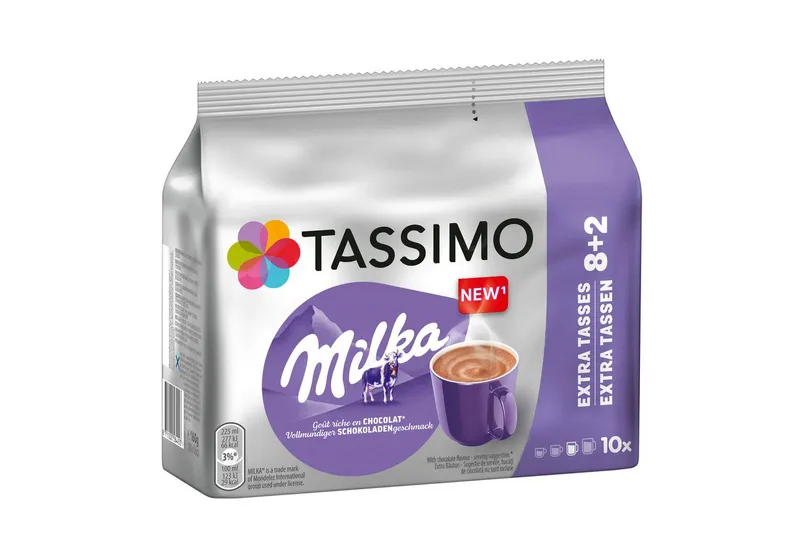 Tassimo Tassimo Kaffee Kapseln Milka T Discs heiße Schokolade 5 x 10 Kakaokapseln, (Packung, 5er Pack) – Produktbild 3 von 5