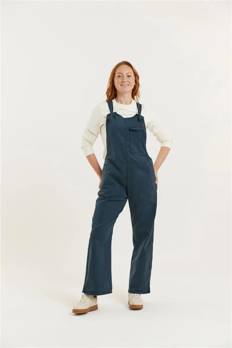 Flax and Loom Tencel Latzhose Modell: Mary-Lou, Navy, – Produktbild 1 von 1