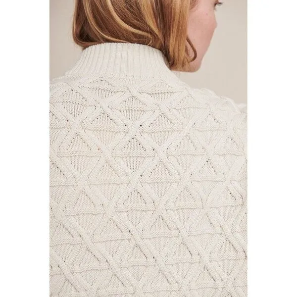 Basic Apparel Basic Apparel Strickpullover - Pullover Mira - aus Bio Baumwolle, Natur (birch), – Produktbild 4 von 4