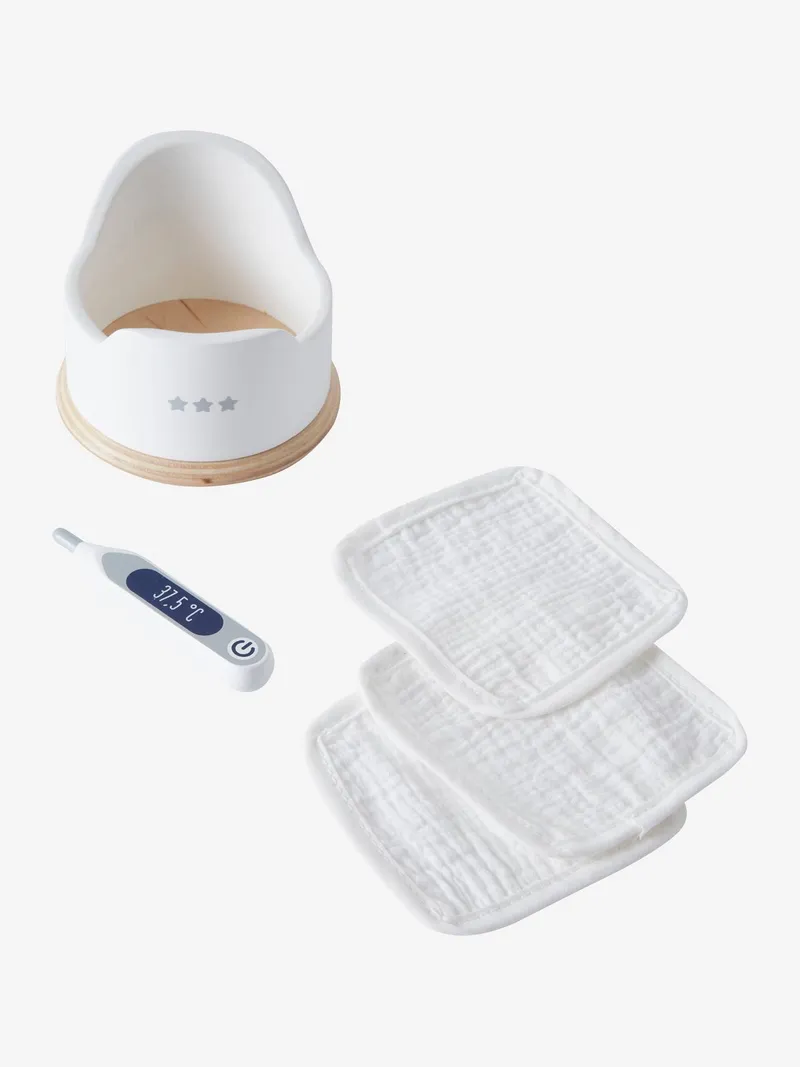 Vertbaudet Puppen-Pflegeset, Weiß/braun, – Produktbild 4 von 4