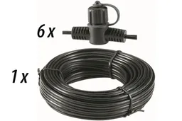 woodstore24 Hauptkabel 15 m Kabel inkl. 6 feste Kabelanschlüsse – Produktbild 1 von 1
