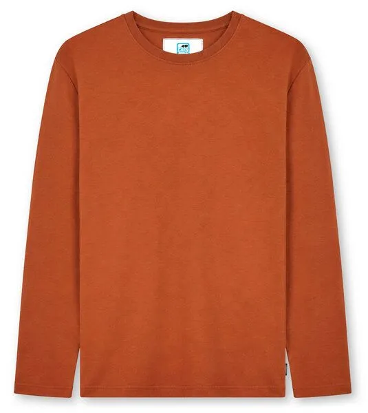 Gary Mash GARY MASH Herren Langarmshirt Scott aus TENCEL Lyocell Mix, Toffee (braun), – Produktbild 3 von 4