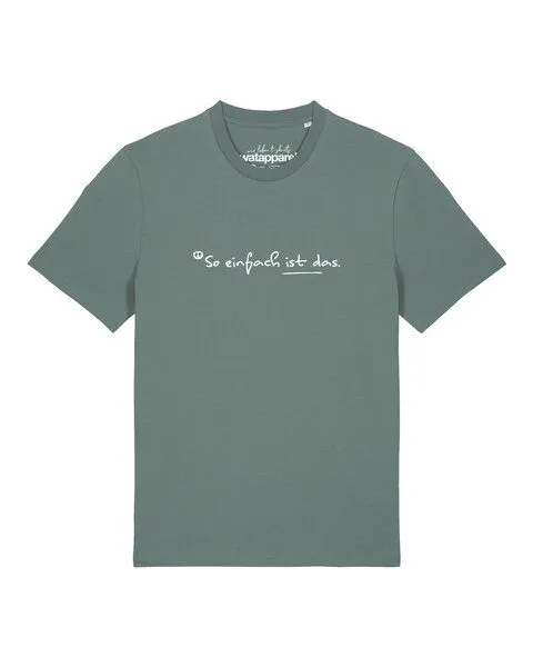 watapparel watapparel T-Shirt Unisex So einfach ist das, Green bay, – Produktbild 1 von 2