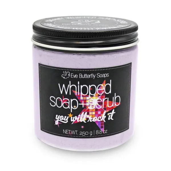 Eve Butterfly Soaps Eve Butterfly Soaps Whipped Soap+Scrub "You will rock it" – Produktbild 1 von 2