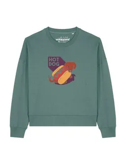 watapparel watapparel Sweatshirt Frauen Hot Dog – Produktbild 1 von 1