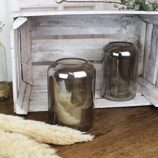 Mitienda Shop Mitienda Shop Dekovase aus Glas in elegantem Metallic Design – Produktbild 3 von 3