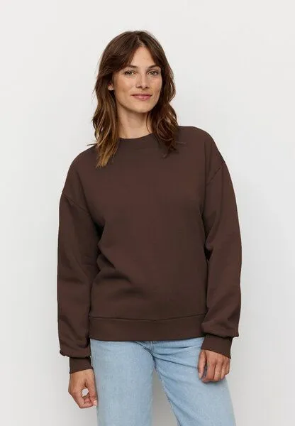 recolution Damen Sweatshirt aus Bio-Baumwolle - NERINE - recolution, Chocolate (braun), – Produktbild 3 von 4