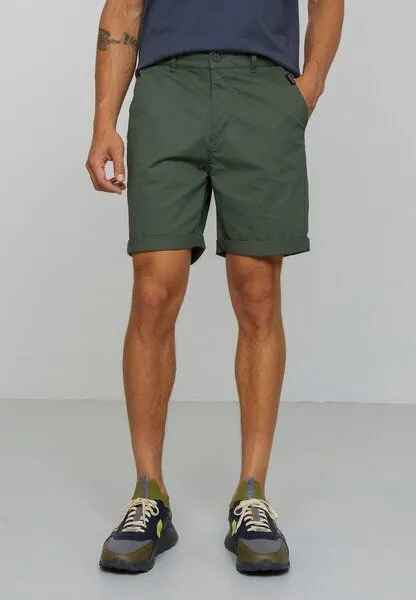 recolution Herren Shorts aus Bio-Baumwolle - MAJORAM - recolution, Khaki (grün), – Produktbild 4 von 4