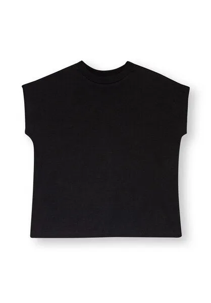 THOKKTHOKK ThokkThokk TT75 Boxy T-Shirt (GOTS, vegan), Black (schwarz), – Produktbild 2 von 4