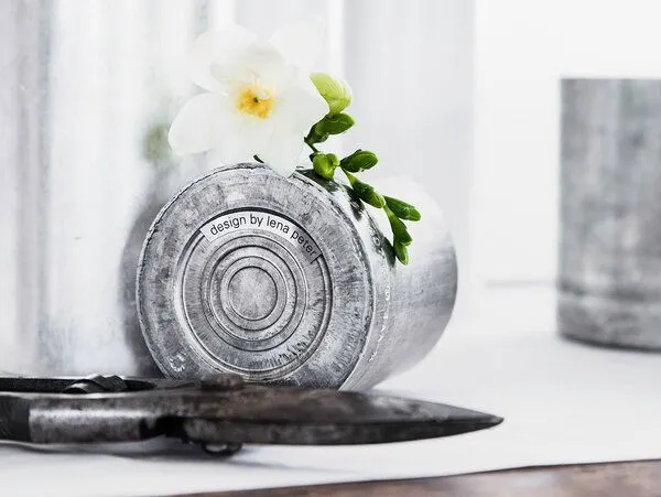 werkvoll by Lena Peter werkvoll by Lena Peter Recycling Blumentopf FIRE - Upcycling Gasflaschen – Produktbild 3 von 4