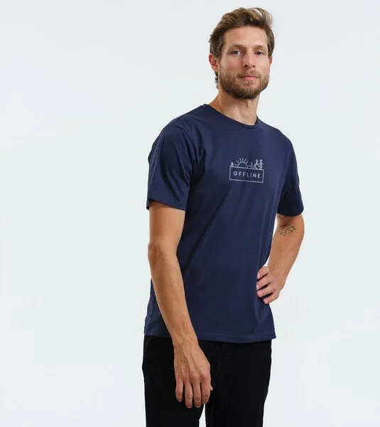 Gary Mash GARY MASH Shirt Offline aus Biobaumwolle, Dunkelblau, – Produktbild 3 von 4