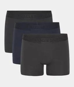 Copenhagen Bamboo 3 Paar Bambus-Unterhosen in schwarz - grau - marineblau – Produktbild 1 von 1