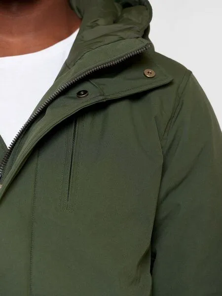 KnowledgeCotton Apparel KnowledgeCotton Apparel Winterparka - Climate shell jacket, Dunkelgrün (forrest night), – Produktbild 4 von 4