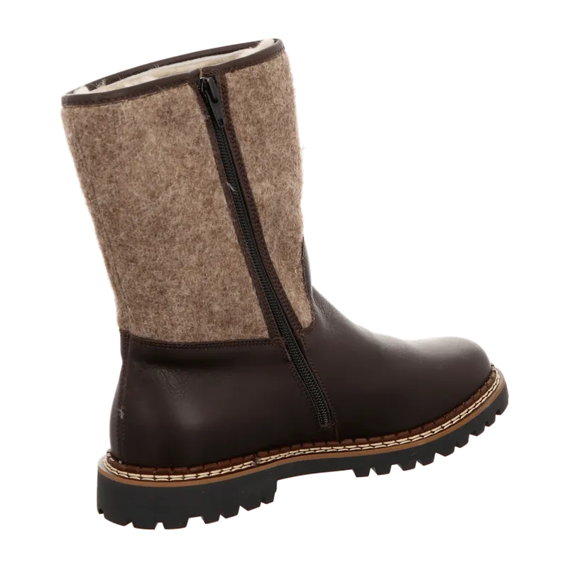 Ammann Ammann Damenstiefel aus Italien, Spanien und Portugal für Damen, braun, Größe 43 EU, Braun, – Produktbild 5 von 7