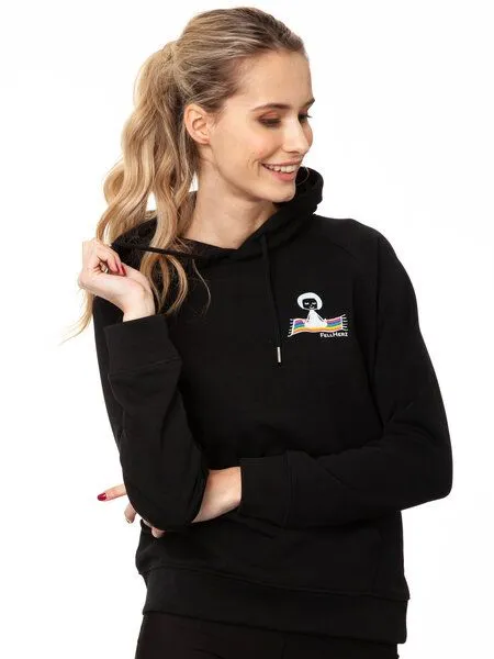 FellHerz FellHerz Damen Hoodie Ommm black – Produktbild 6 von 6