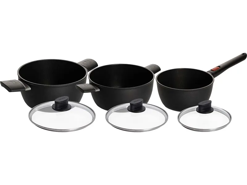 Woll Woll Topf 3er-Set “ECO Lite QXR“ mit Deckel, PFAS-frei – Produktbild 1 von 1