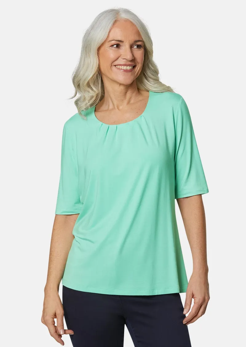 Goldner Rundhalsshirt - mint von Goldner Fashion, Türkis, – Produktbild 1 von 3