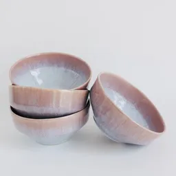 NAKOA NAKOA Keramik Müslischale 4er Set Handgefertigtes Steingut 15,5 x 7 cm – Produktbild 1 von 1