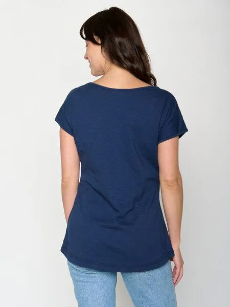 GreenBomb GREENBOMB Dickybird Cool - Lässiges T-Shirt aus Bio-Baumwolle / hochwertiger Print / GOTS / Fair & Vegan, Blau (marineblau), – Produktbild 4 von 4