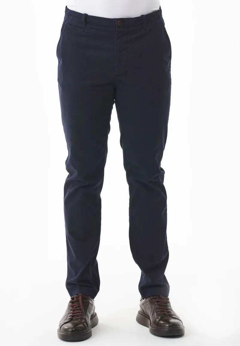 ORGANICATION ORGANICATION Herren vegan Hose Tapered Fit Dark Navy, Extra dunkelblau, – Produktbild 1 von 1