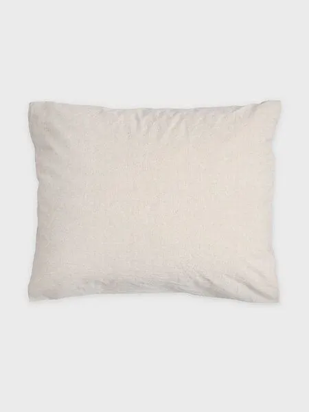 erlich textil erlich textil Michel Kopfkissenbezug aus Bio-Baumwolle, Leinen Mix, made in Europe, Natur, – Produktbild 2 von 6