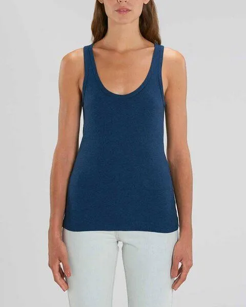 YTWOO YTWOO Damen Top aus Bio Baumwolle, nachhaltig & fair, viele Farben meliert, Rosa, – Produktbild 2 von 4