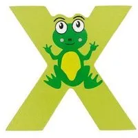 El Puente El Puente Holzbuchstabe X "Xenopus" | Fair Trade & Handmade aus Sri Lanka – Produktbild 1 von 1