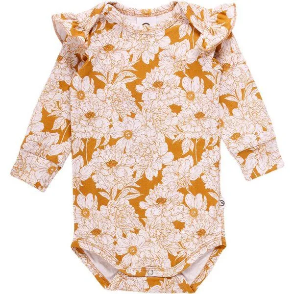 Müsli by Green Cotton Müsli by Green Cotton Langarm Baby Body Floral – Produktbild 1 von 4