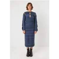 SKFK SKFK Damen vegan Kleid Tina Blau – Produktbild 1 von 1