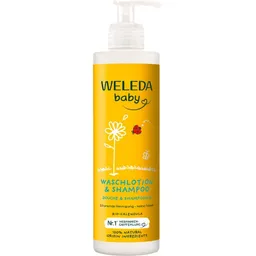 Weleda WELEDA baby Waschlotion & Shampoo 400 ml Duschgel – Produktbild 1 von 1